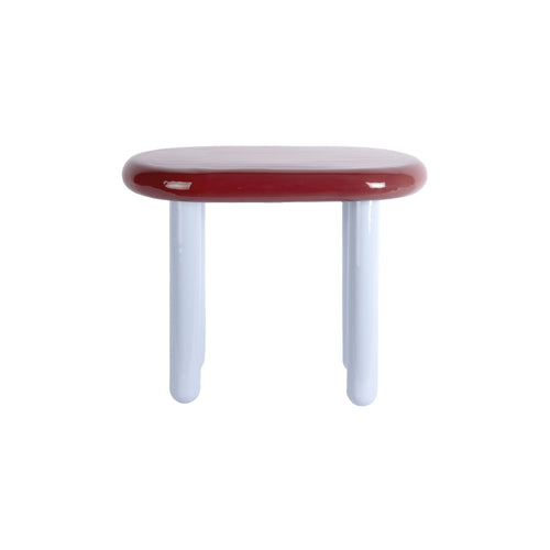 Leitmotiv bijzettafel Firenze - rood - 52x30x42cm