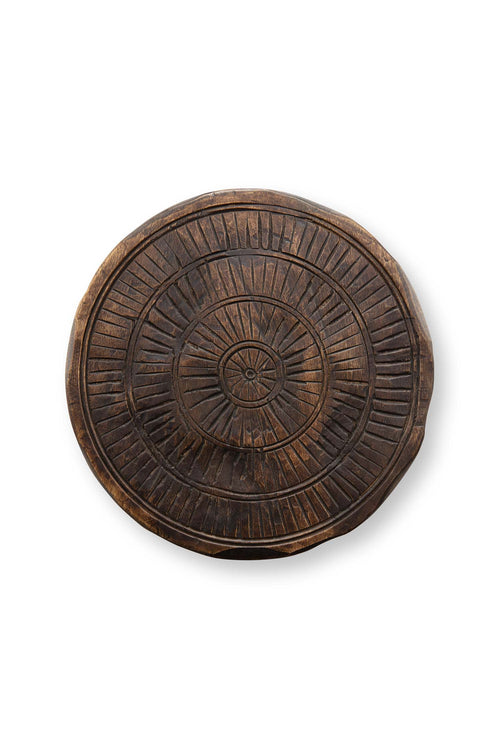 vtwonen - Bijzettafel - Hout - Donkerbruin - 30x25 cm