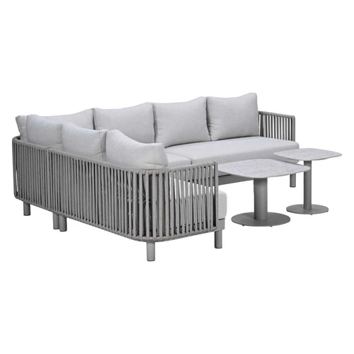 Garden Impressions Loungeset Andong hoek 6-delig - taupe