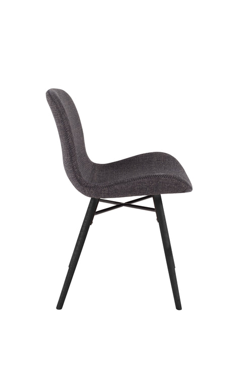 Housecraft Living Lester Eetkamerstoelen Antraciet - Set van 2 - vtwonen shop