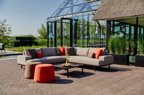 Hartman Loungetafel Harry - Bruin Aluminium - 84x80x29cm