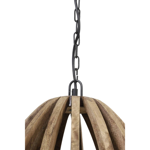 Light & Living hanglamp Haranka - bruin - Ø47cm