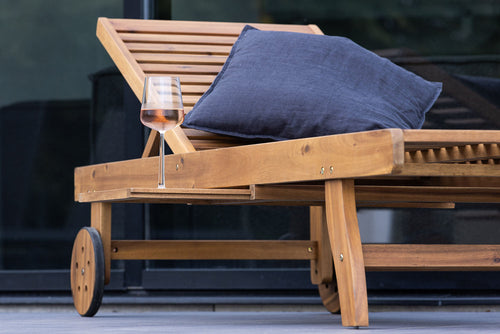 Rebellenclub Ligstoel Solario - Naturel Hout - vtwonen shop