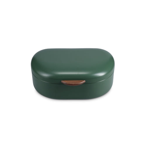 Salt & Pepper - Broodtrommel 33,5x21xH14,5cm groen Crust