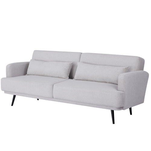 Giga Meubel Slaapbank Sylke - Beige Stof - 214x86x83cm - vtwonen shop