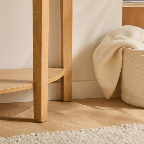 Calicosy - BOLOGNE Design haltafel - Licht hout - 40x100x76 cm