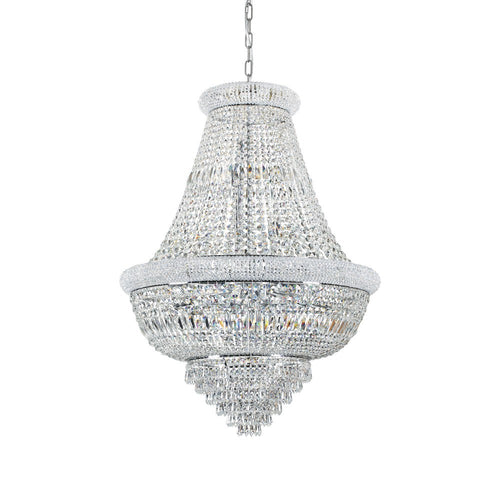 Ideal Lux DUBAI - Plafond Kroonluchter Hanglamp 24 Lichten Chroom, E14