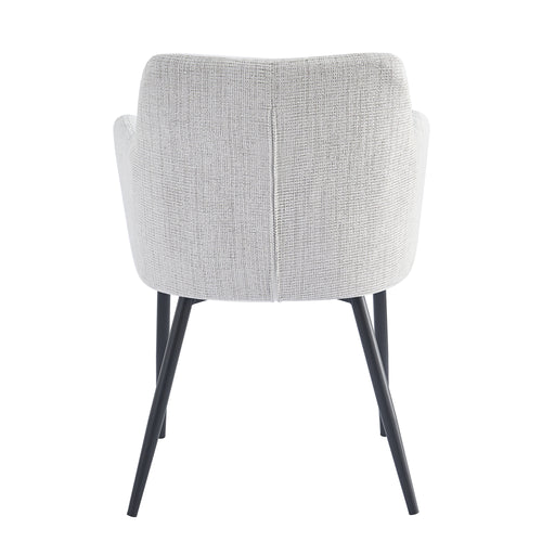 Livingfurn eetkamerstoel Bronco - greige - stof - set van 2 - vtwonen shop