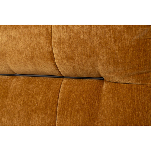 Dutchbone Hodge 4,5-Zitsbank Okergeel