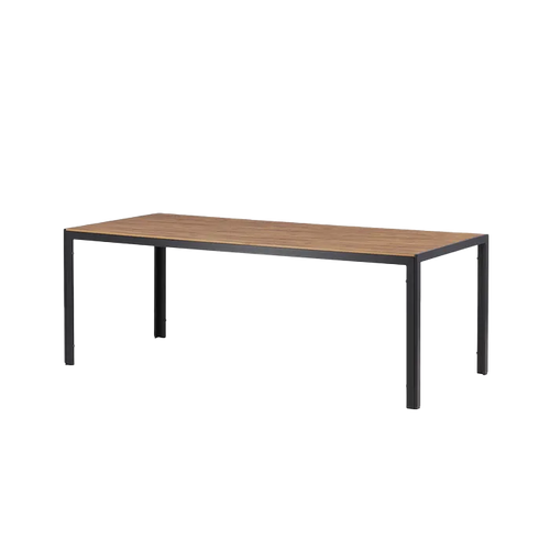 Nest outdoor Aaron tuintafel polywood bruin - 205 x 90 cm - vtwonen shop