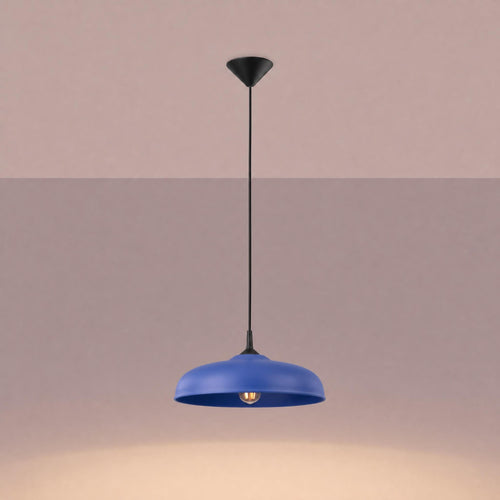Sollux Lighting Hanglamp GINA ultramarijn - 38x38x74cm