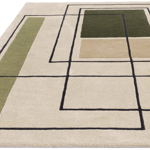 Vloerkleed Easy Living Reef RF21 Outline Khaki 120x170 cm - vtwonen shop