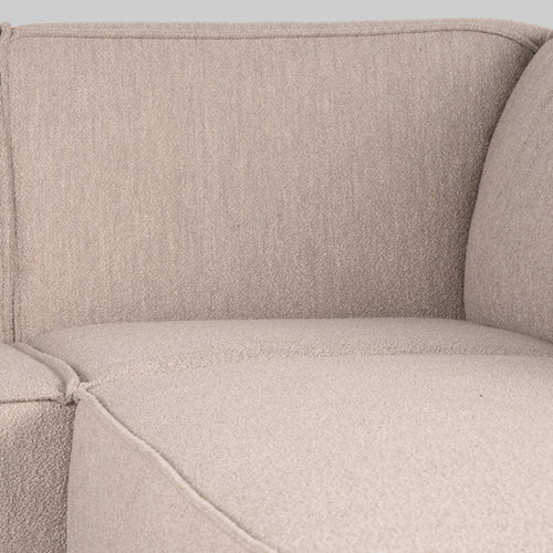 LABEL51 Bank Kay 2,5-Zits Hoek Rechts - Naturel Bouclé - 283x218x80cm - vtwonen shop