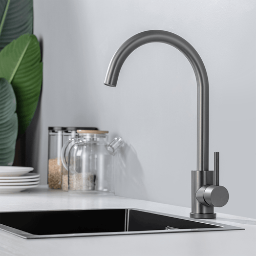 LOMAZOO keukenkraan Cedric - mengkraan - gun metal black