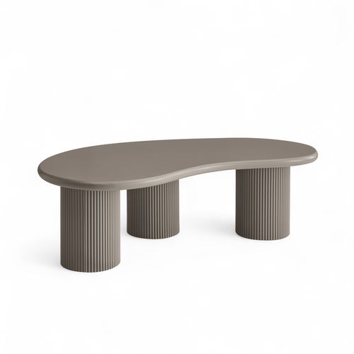 Furnhouse salontafel set Wave - Beige - Ø 50/130 cm