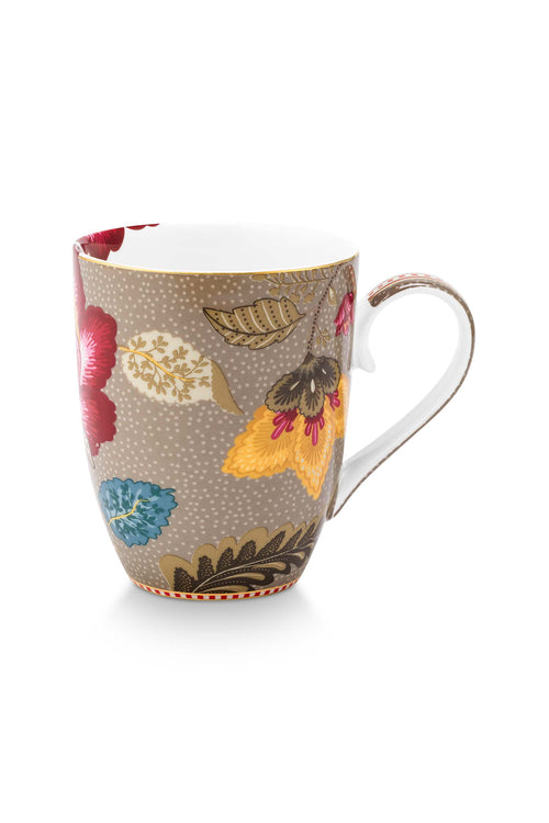 Pip Studio Ontbijt serviesset - Blooming Tales - Khaki