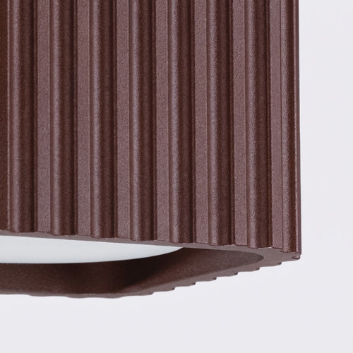 Sollux Lighting Plafondlamp RIFF 1 bruin Gx53 - 10x10x6cm