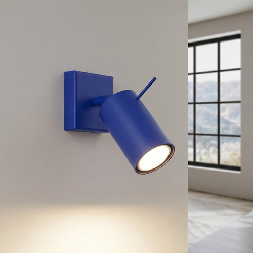 Sollux Lighting Wandlamp RING ultramarijn - 8x16x8cm