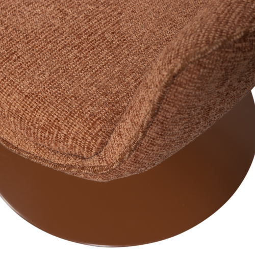 WOOOD verstelbare fauteuil Marten - Polyester - Oranje - 91x79x76 - vtwonen shop