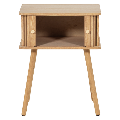 WOOOD nachtkastje recht Karri - MDF/Grenen - Naturel - 58x45x40