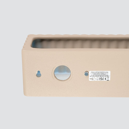Sollux Lighting Wandlamp keramiek RIGATA taupe - 34x12x10cm