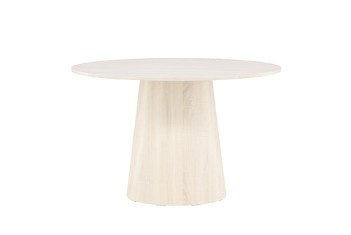 Rebellenclub Eetkamertafel Oulu - ø120 cm - Whitewash - vtwonen shop