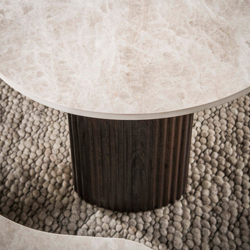 Giga Living Salontafel Ceramo Aperto - Organisch Keramiek - Set Van 2