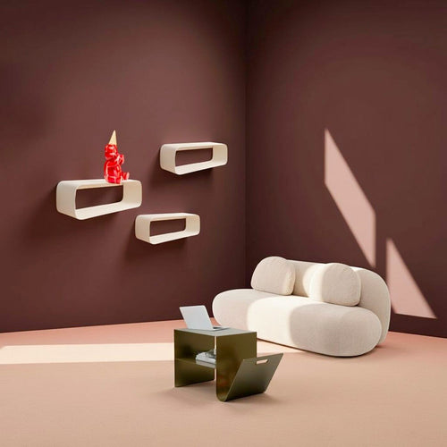 Kare Design Wall Shelf Lounge 58cm creme