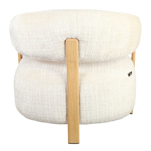 DÉJA Living Fauteuil Kalmar - Beige/Naturel Stof - 76x71x70cm - vtwonen shop