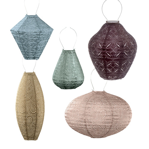 Lumiz Tuinlamp op zonne energie - Solar Lampion - Malediven Set - 5 stuks