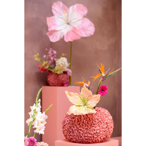 Light & Living vaas Phylia - rood - Ø47.5cm