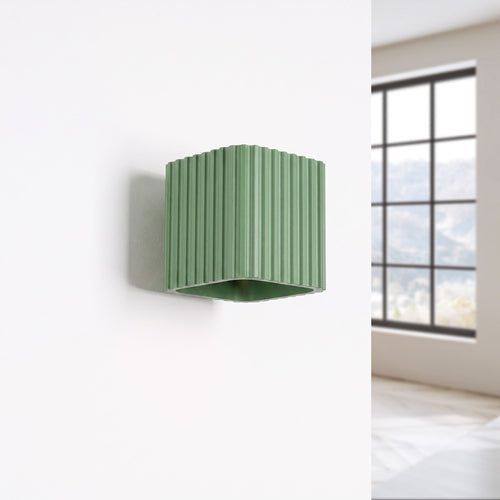 Sollux Lighting Wandlamp RIFF saliegroen G9 - 10x12x10cm
