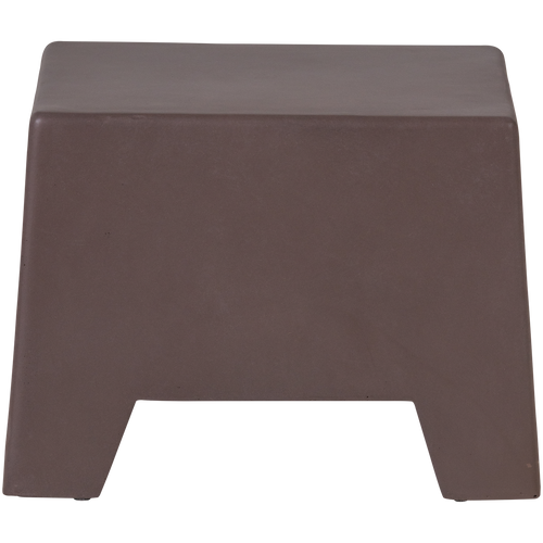 WOOOD bijzettafel laag Zina - Cement - Bruin - 36x50x50