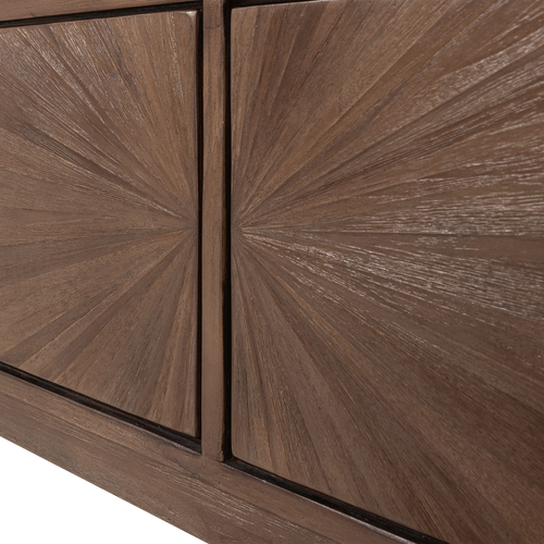 WOOOD tv-meubel Sun - Recycled Teak - Bruin - 45x150x44