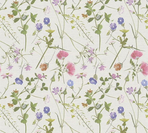 Livingwalls behang bloemmotief beige en meerkleurig - 53 cm x 10.05 m - AS-389012 - vtwonen shop