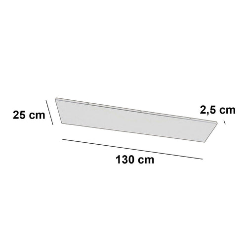 Ylumen plafondplaat 130 - 3 lichts - 130  x 2.5   cm - beige - vtwonen shop