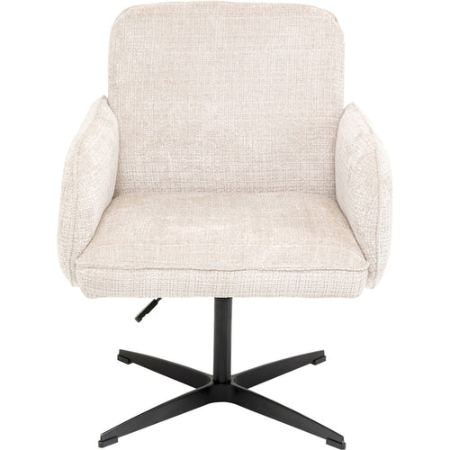 Kare Design Draaistoel met armleuningen Tabea beige