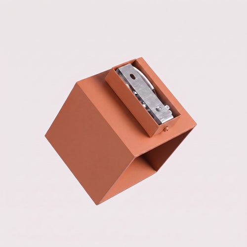 Sollux Lighting Wandlamp QUAD 1 rode oker - 10x12x10cm