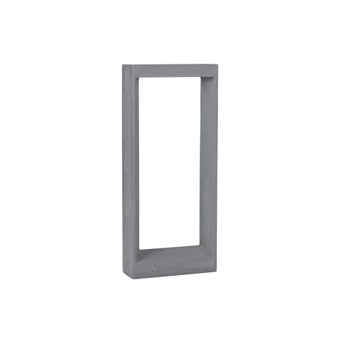 Merano Bay Buitenpaal Grijs Cement Glas LED 8W 380Lm 3000K IP65