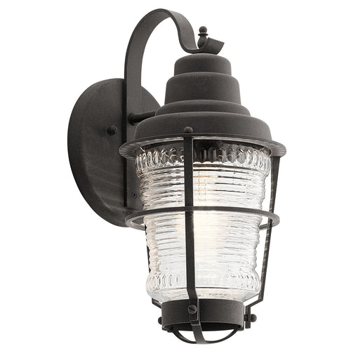Chance Harbor Kichler Outdoor 1-lichts wandlantaarn verweerd zink IP44