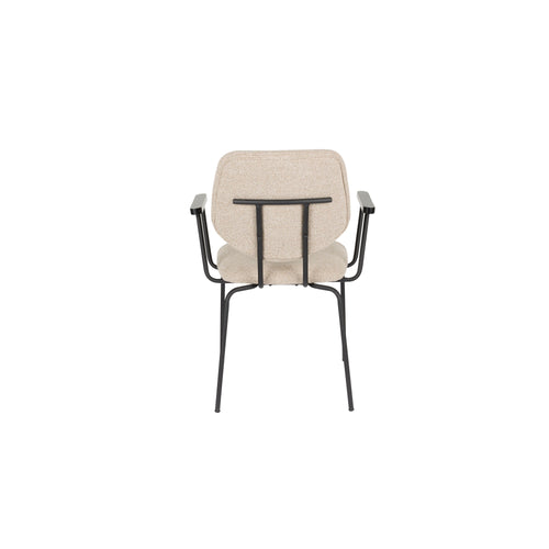Housecraft Living Zelo Eetkamerstoelen  Armleuning Beige - Set van 2 - vtwonen shop