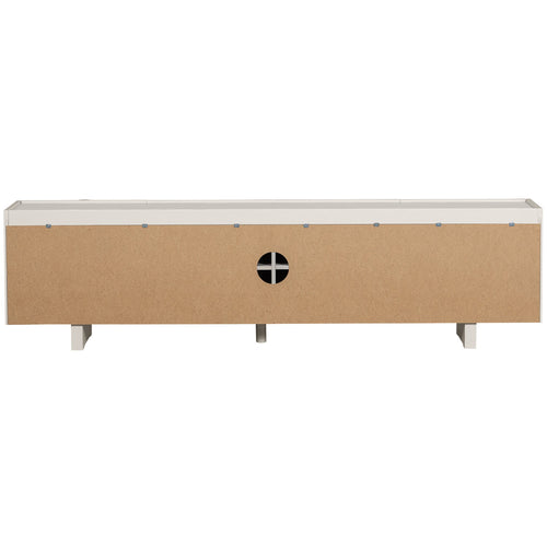 WOOOD tv-Meubel 200 cm & opbergkast 101 cm Basu - Grenen - Moss - 53x200x46/210x101x46 - vtwonen shop