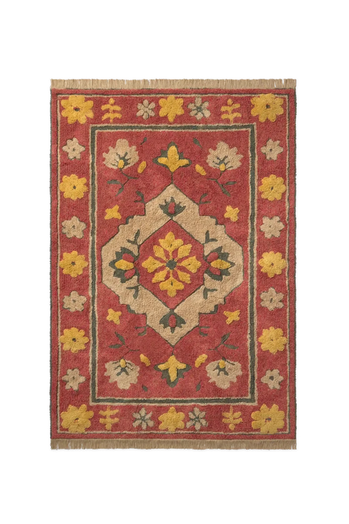 Lorena Canals Kindervloerkleed wasbaar vloerkleed Persian Red