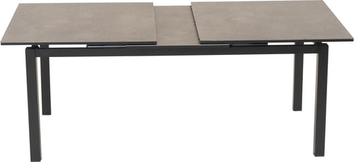 Lesli Living tuintafel Lagos - grijs - 180/240x100cm