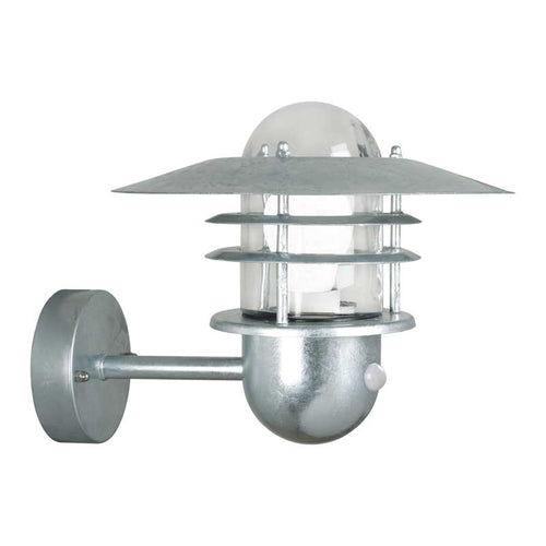 Nordlux Agger Wandlamp Buiten | Sensor | E27 | IP54 | Verzinkt | Seaside - vtwonen shop