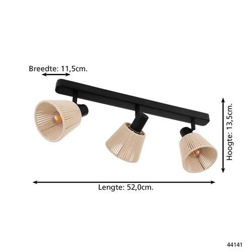 EGLO spot Seagard - 52 cm - crème