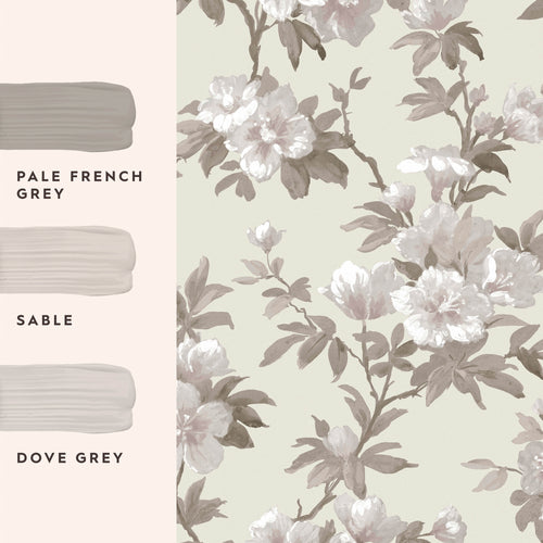 Laura Ashley Vliesbehang Rosamund Naturel - vtwonen shop