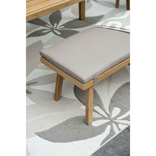 Garden Impressions loungebank San Capri light teak look - aluminium - vtwonen shop