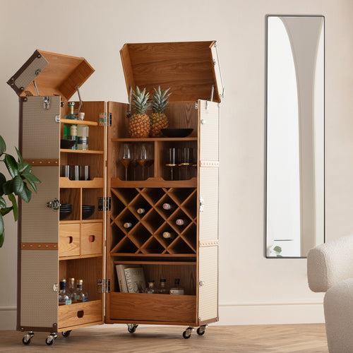 Kare Design Spiegel Starlet 130x30cm zwart