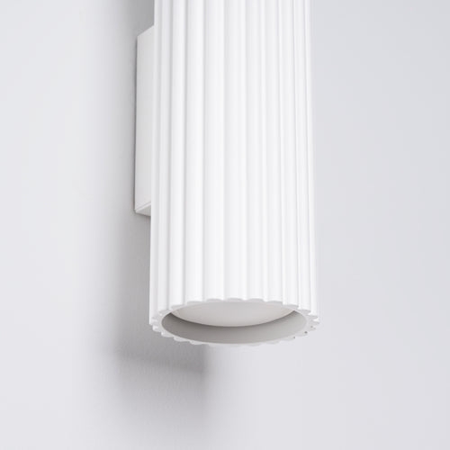 Sollux Lighting Wandlamp KARBON 30 wit - 6,5x8,5x30cm